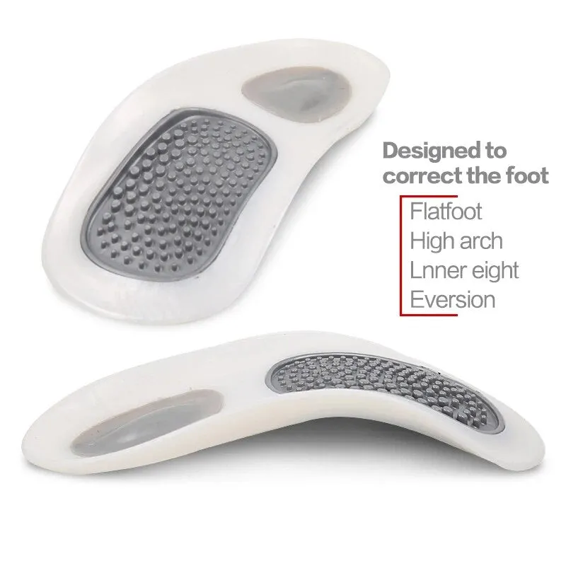 Hard Orthotics for Flat Feet Arch Support Orthopedic Cushions - Plantar Fasciitis Insoles