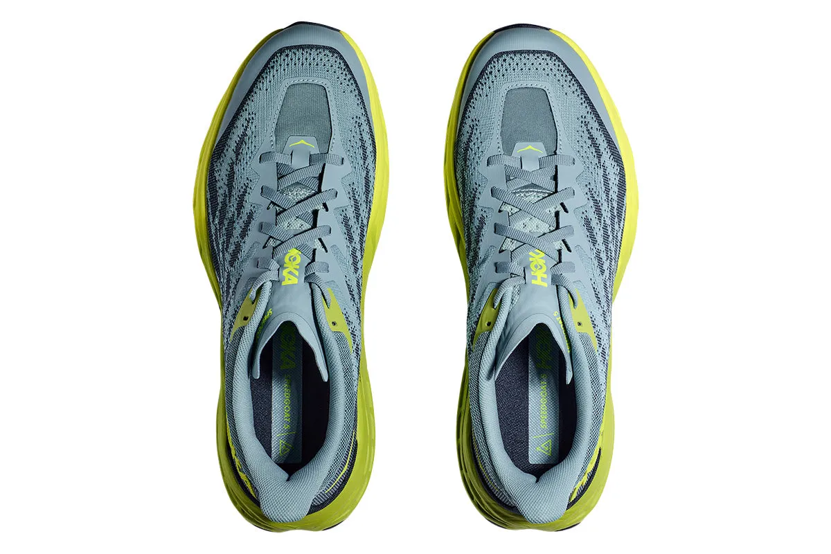 Hoka Speedgoat 5 2E Stone Blue/Dark Citron Mens