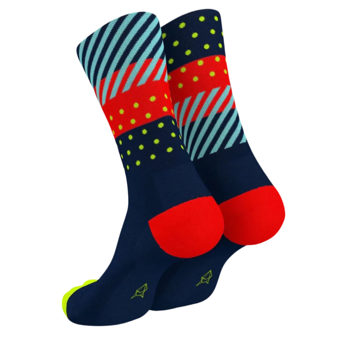 Incylence - Ultralight Wildness Long Sock - Navy Inferno (EU 47-50)