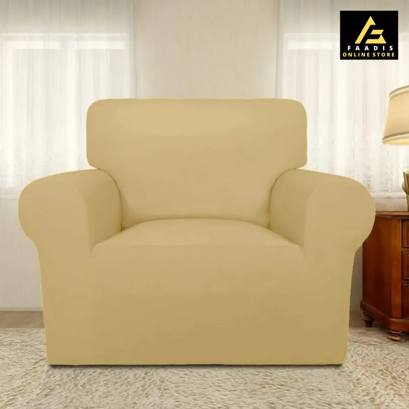 Jersey Sofa Covers-Beige