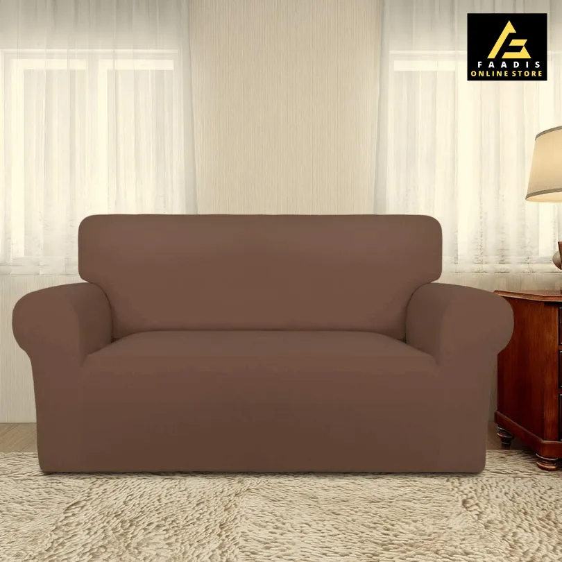 Jersey Sofa Covers-Chocolate