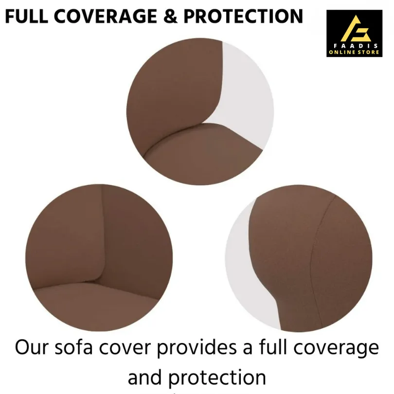 Jersey Sofa Covers-Chocolate