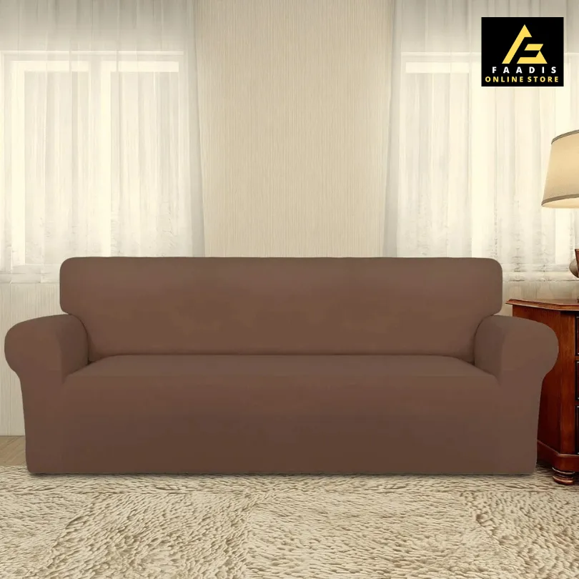 Jersey Sofa Covers-Chocolate