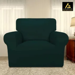 Jersey Sofa Covers-Dark Green