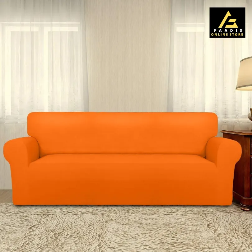 Jersey Sofa Covers-Orange