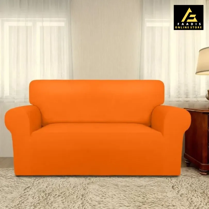 Jersey Sofa Covers-Orange