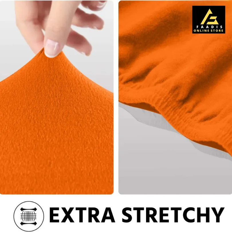 Jersey Sofa Covers-Orange