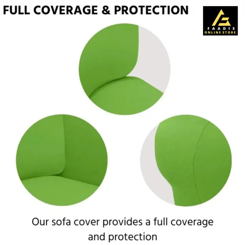 Jersey Sofa Covers-Parrot Green