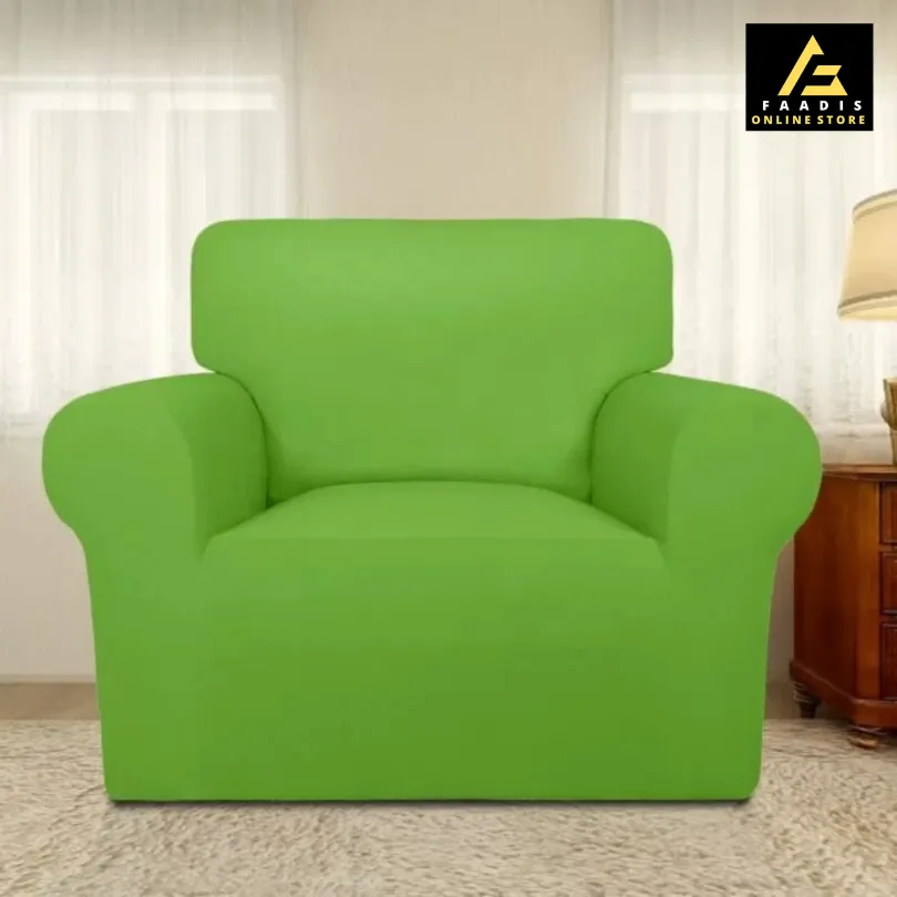 Jersey Sofa Covers-Parrot Green