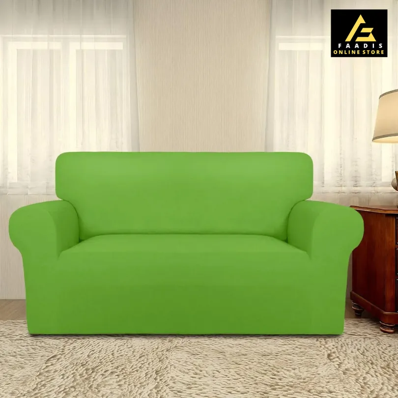 Jersey Sofa Covers-Parrot Green