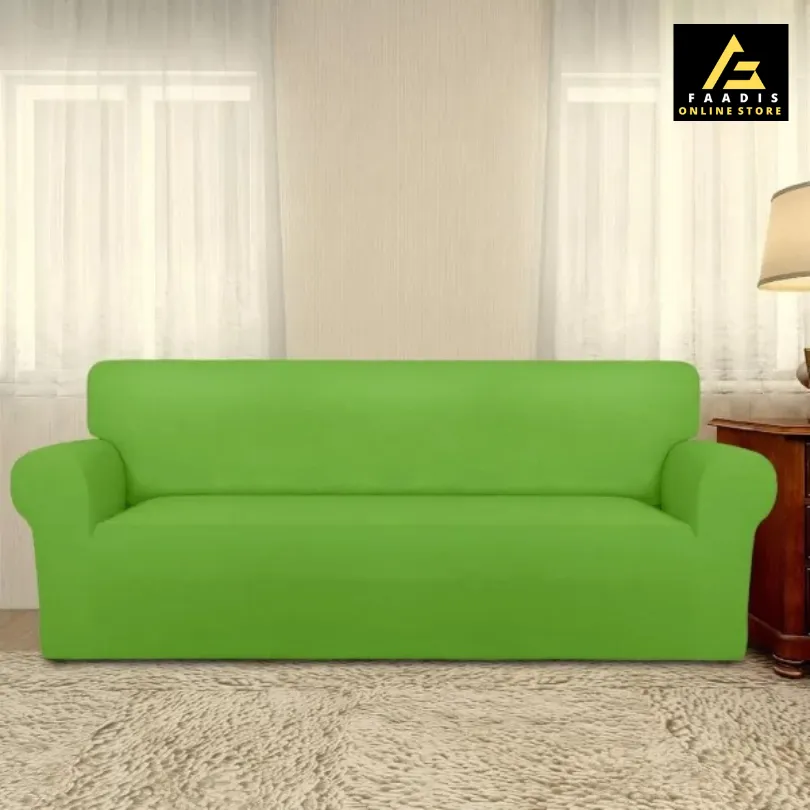 Jersey Sofa Covers-Parrot Green