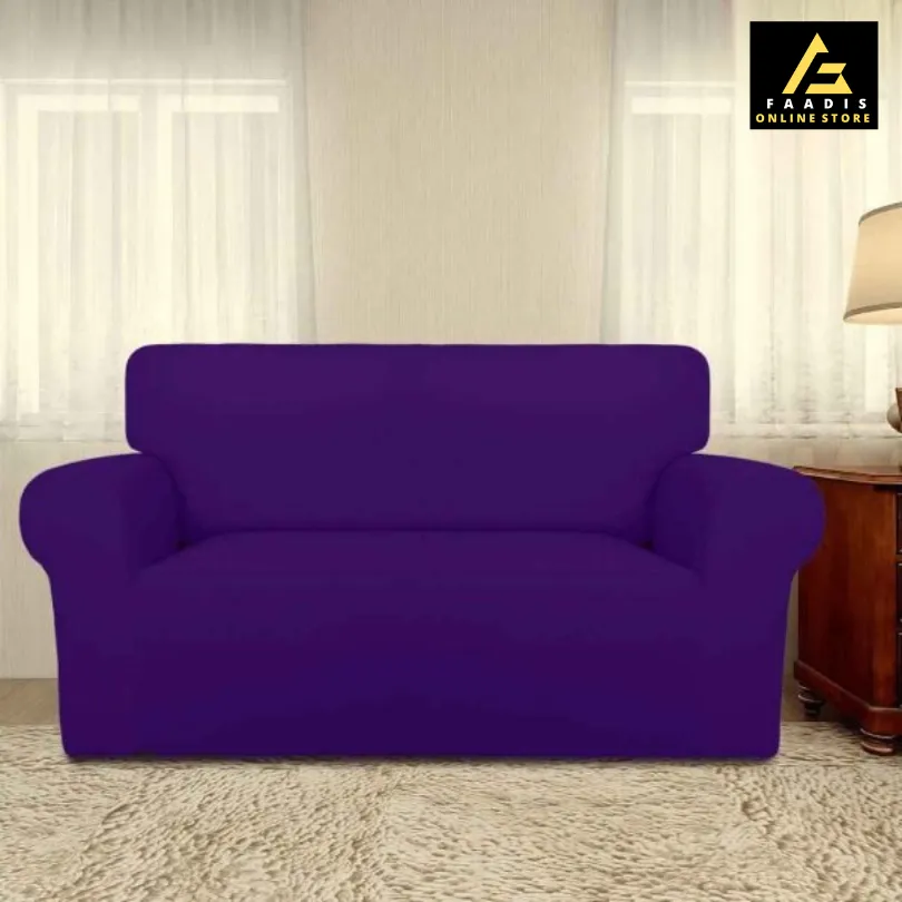 Jersey Sofa Covers-Purple