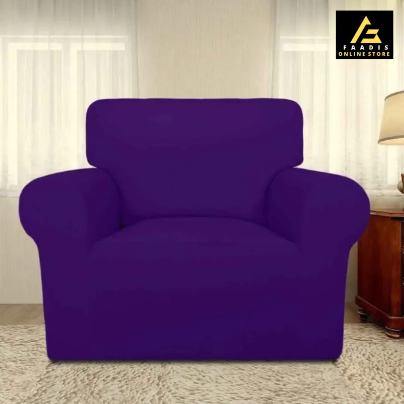 Jersey Sofa Covers-Purple