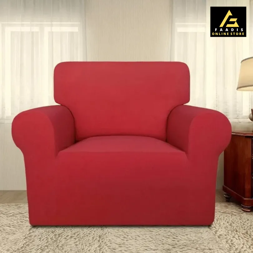 Jersey Sofa Covers-Red