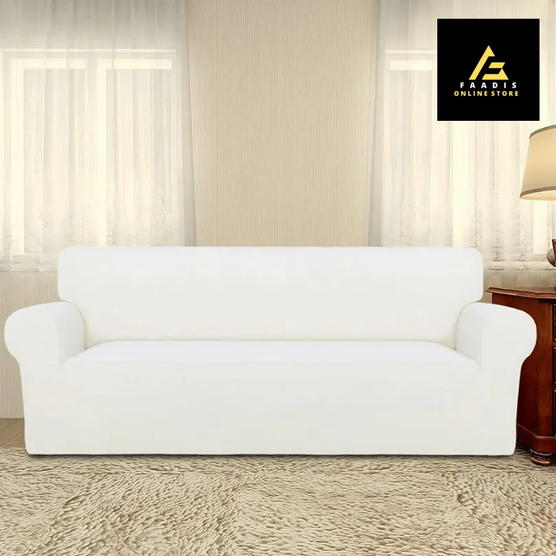 Jersey Sofa Covers-White