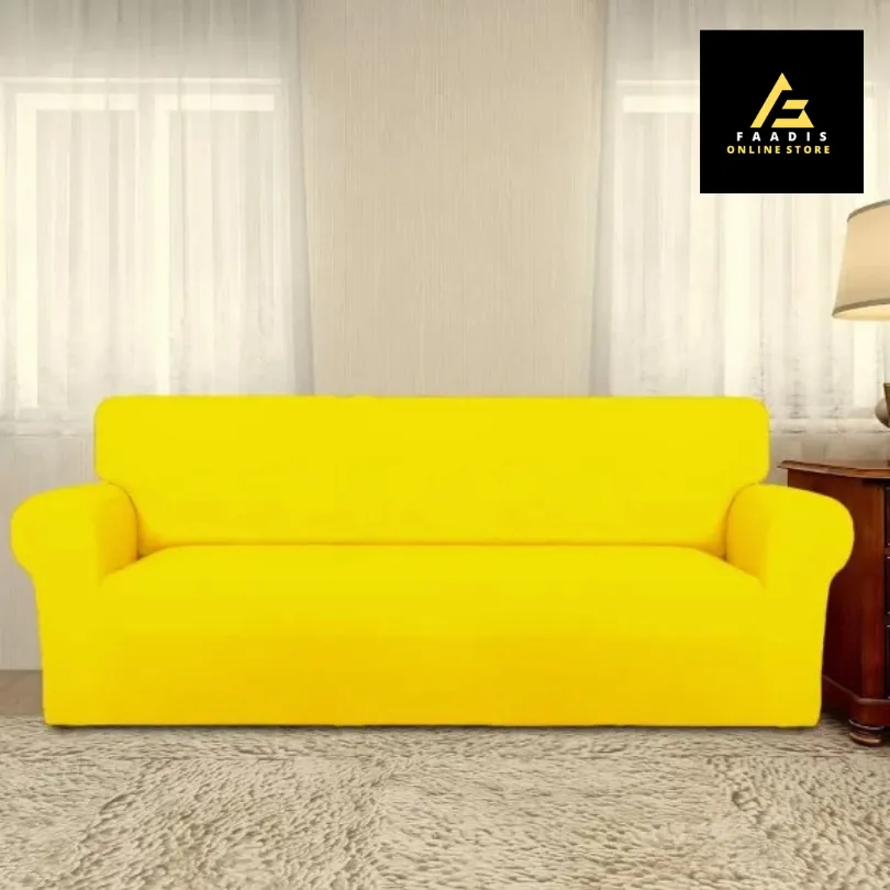 Jersey Sofa Covers-Yellow