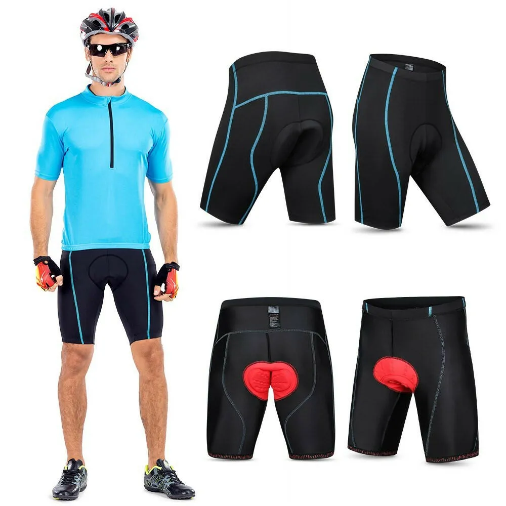 Lixada Men's Cycling Shorts Padded Bicycle Riding Half Pants Bike Biking Tights