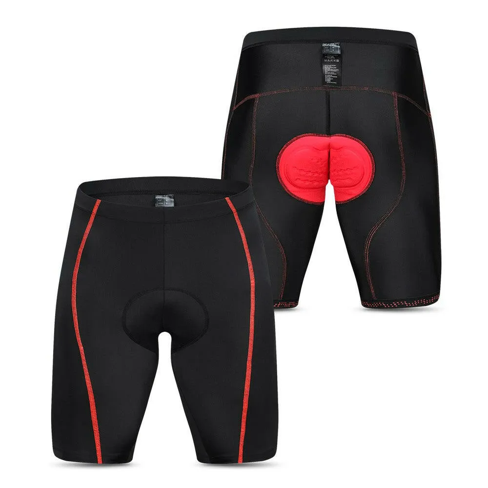 Lixada Men's Cycling Shorts Padded Bicycle Riding Half Pants Bike Biking Tights