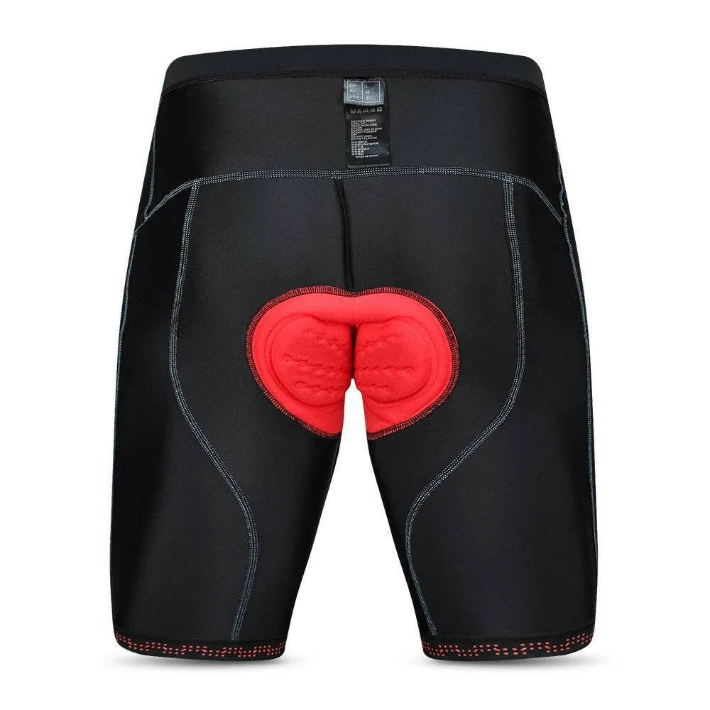 Lixada Men's Cycling Shorts Padded Bicycle Riding Half Pants Bike Biking Tights