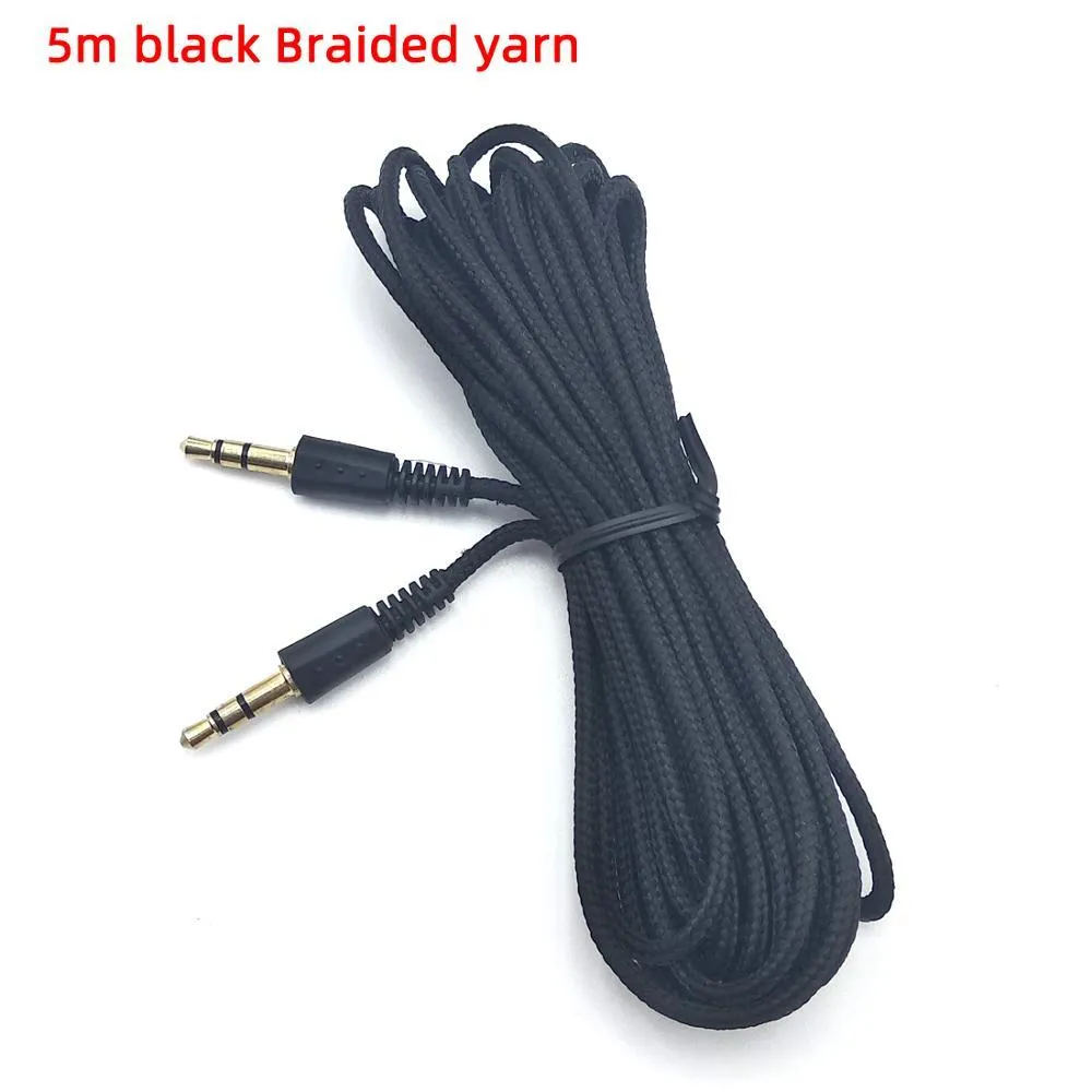 Male to male 3.5mm audio aux cable 1m 35 jack to 3 . 5 mm jack Car aux cable for iPhone headphone beats speaker aux cord MP3/4