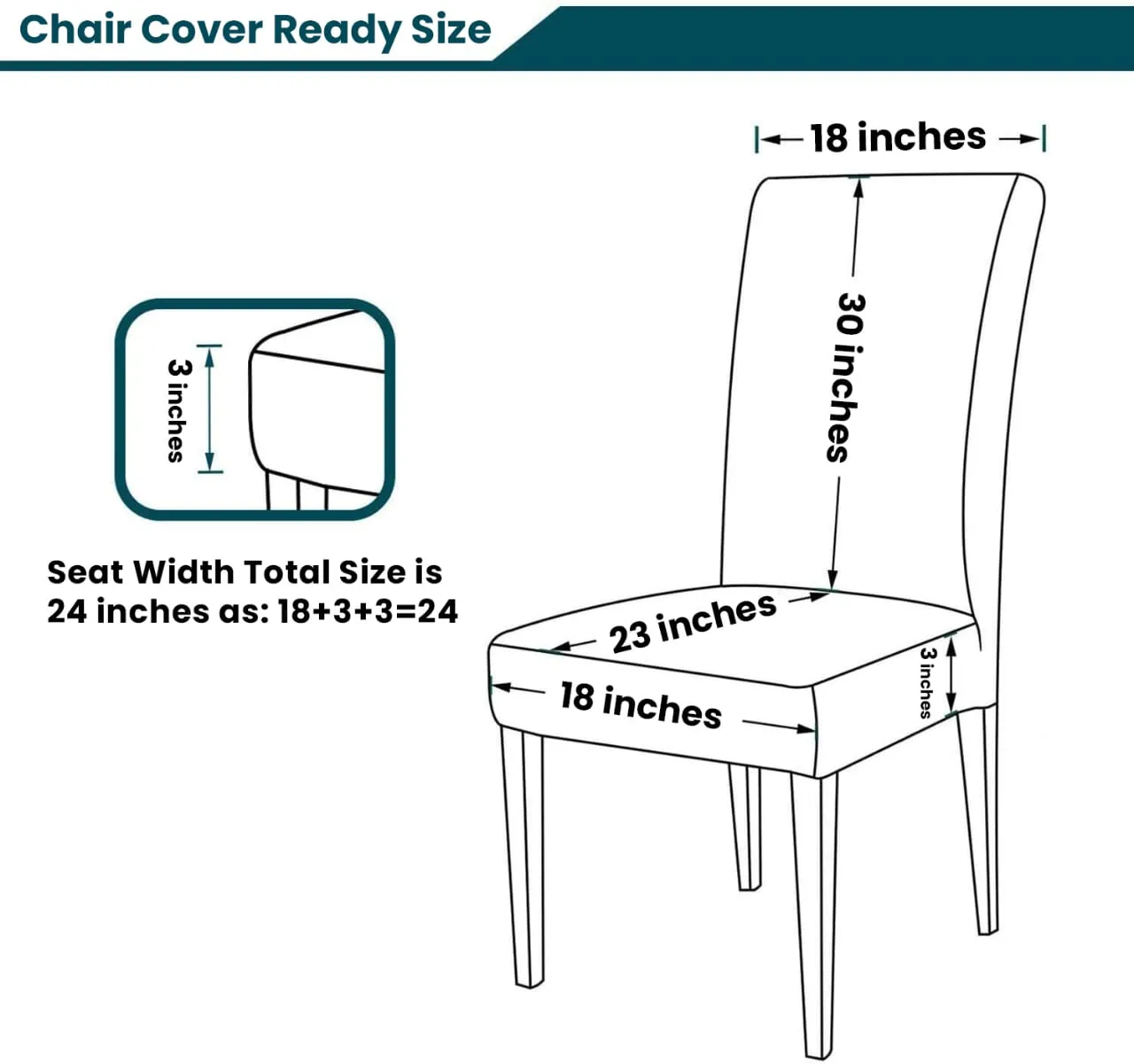 Maroon – Flexible Jersey Cotton Chair Covers