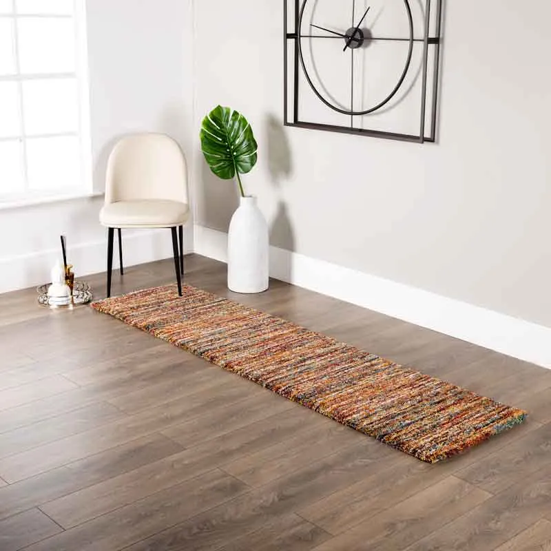 Mehari Multicoloured  Runner Rug - 67x240cm