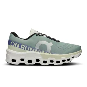 Men's On Cloudmonster 2 Running Shoe in Mineral | Aloe