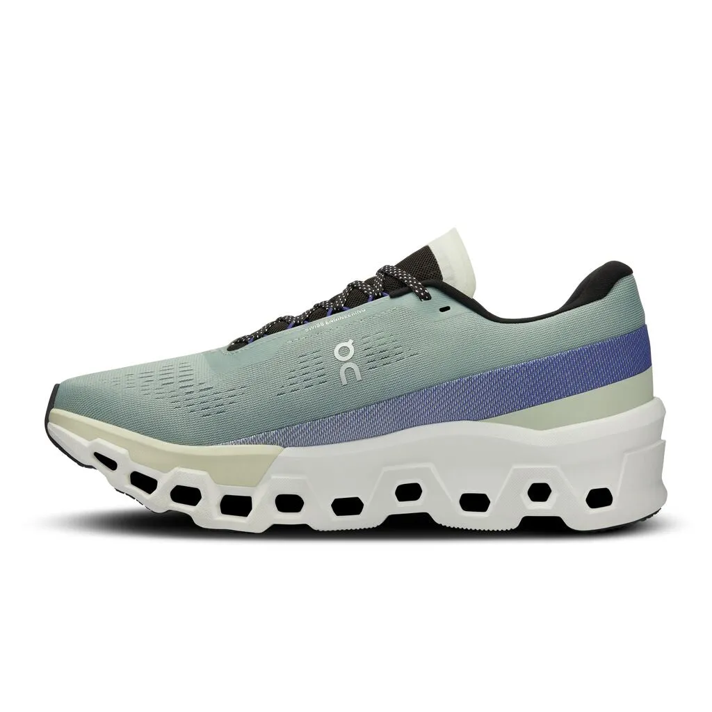 Men's On Cloudmonster 2 Running Shoe in Mineral | Aloe