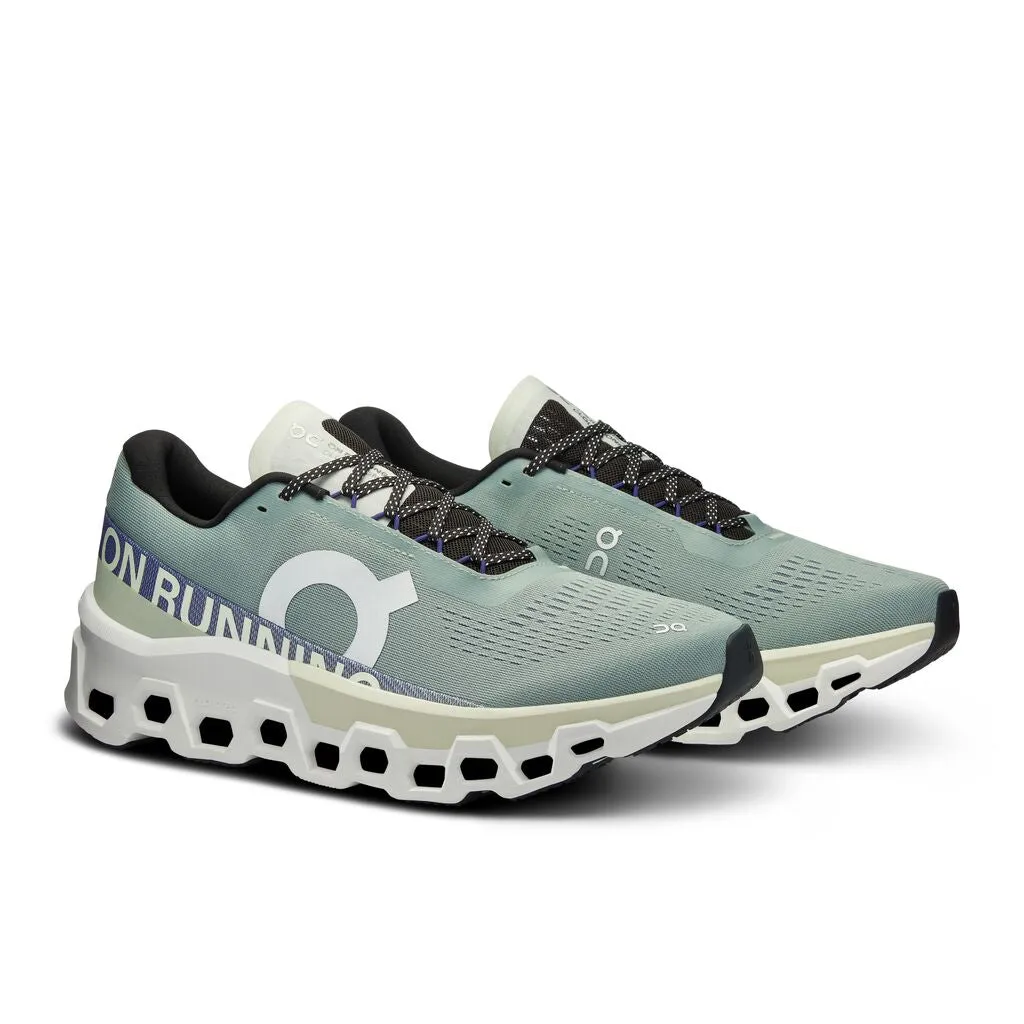 Men's On Cloudmonster 2 Running Shoe in Mineral | Aloe