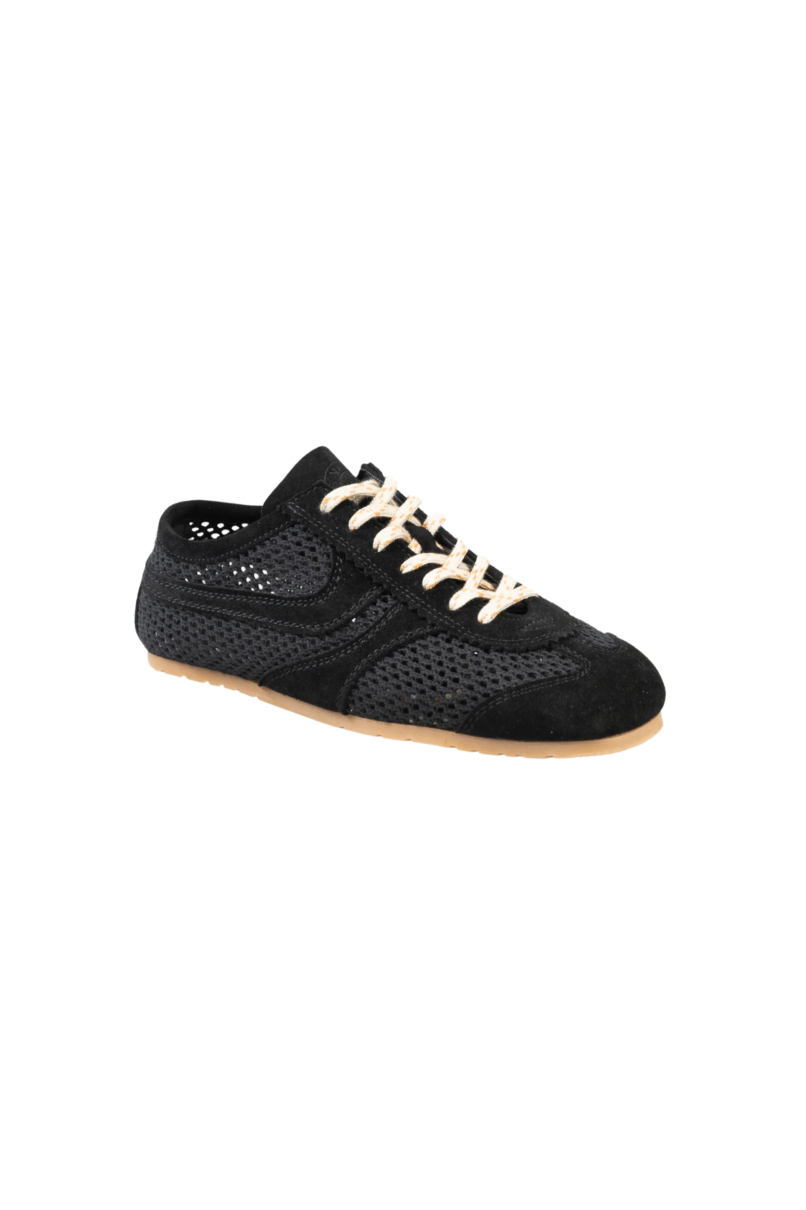 Mesh Combo Black Sneakers