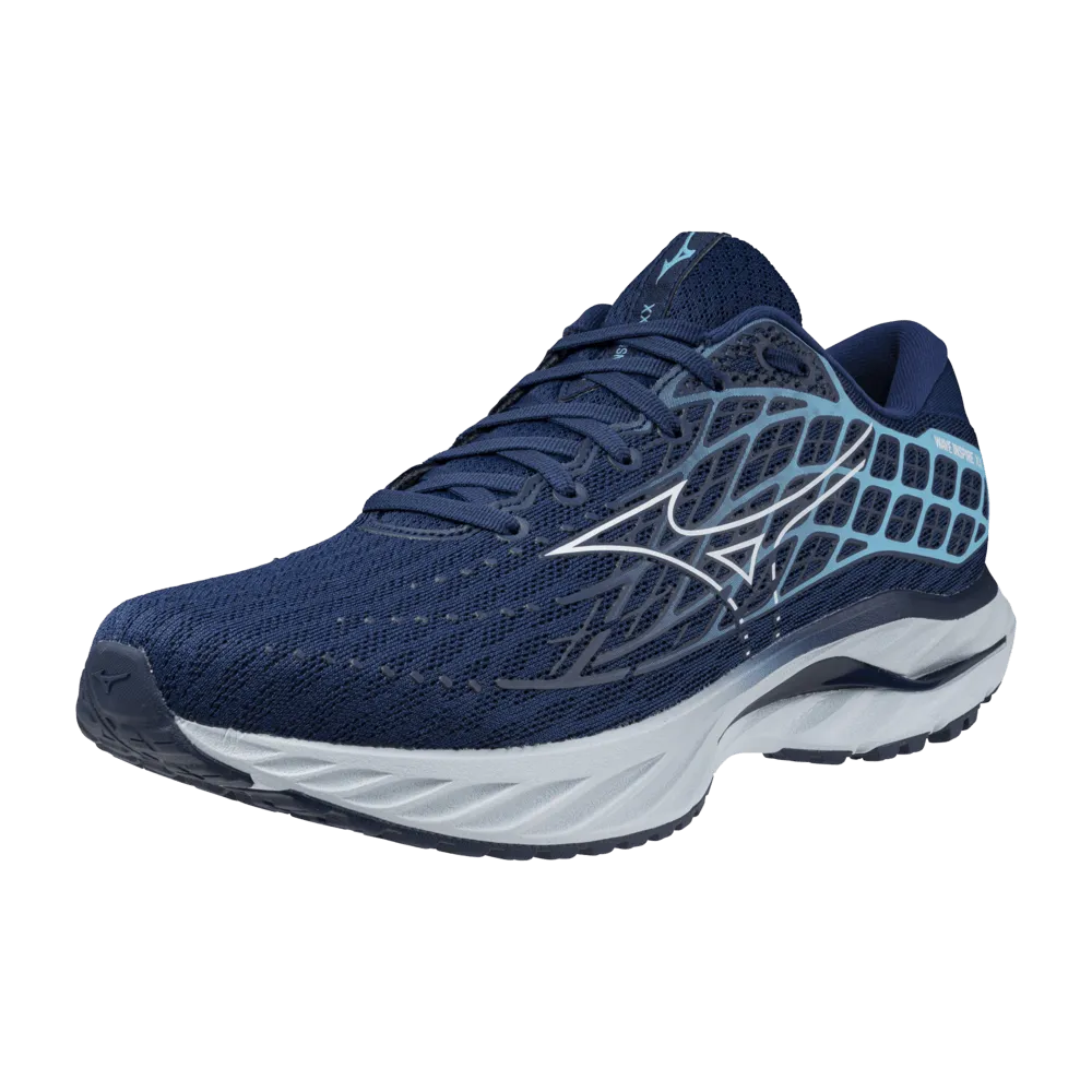 Mizuno Men's Wave Inspire 20 AW24 - Estate Blue/ White/ River Blue