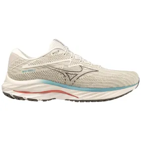 Mizuno Men's Wave Rider 27 - Snow White/Granite Gray/Adriatic Blue