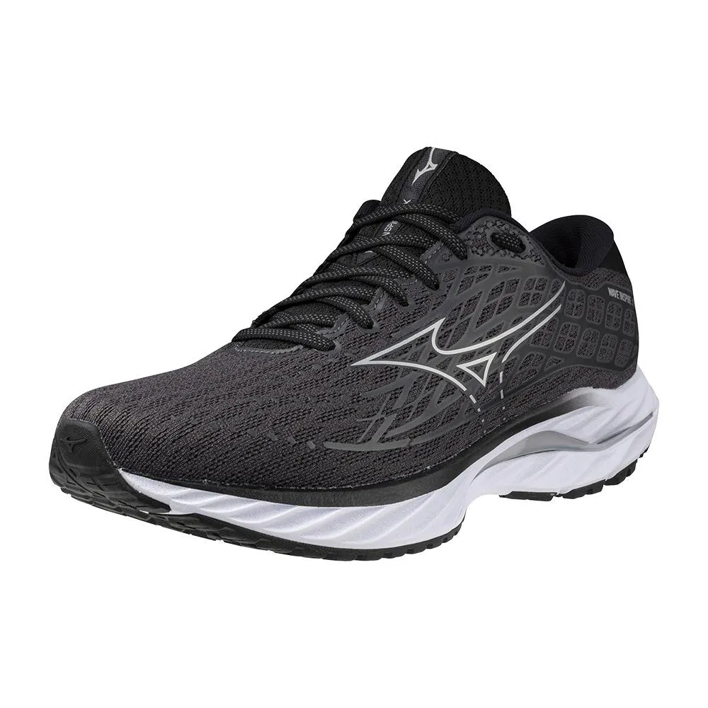 Mizuno Wave Inspire 20 (Mens) - Ebony/Silver/Black