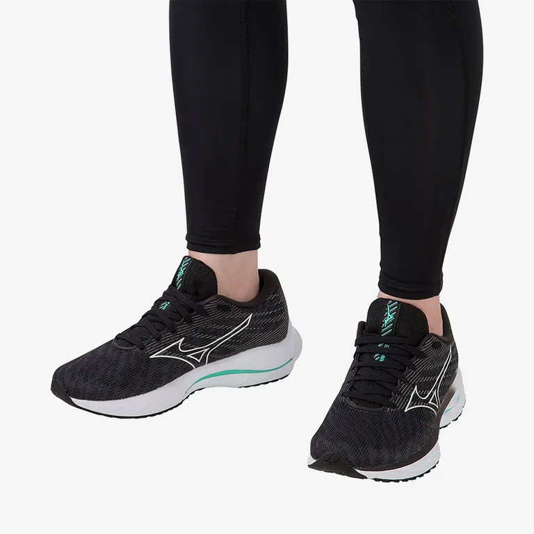 MIZUNO WAVE RIDER 26 - WOMEN - BLACK BISCAY