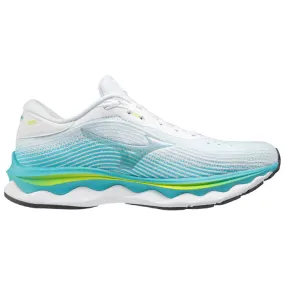 Mizuno Wave Sky 5 Womens - White/Blue Curacao