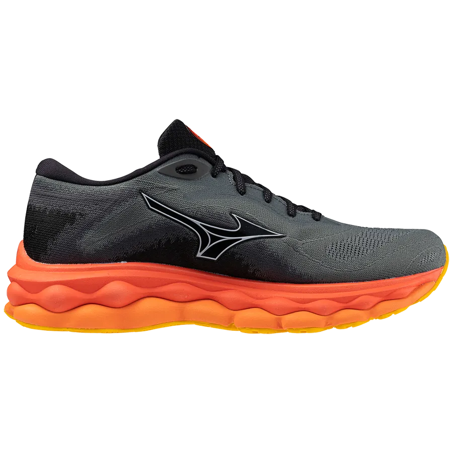 Mizuno Wave Sky 7 (Mens) - Turbulence/Nickel/Hot Coral