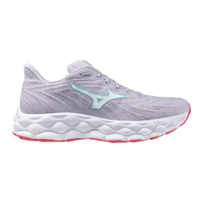 Mizuno Wave Sky 8 (B Width) - Thistle/White/Camellia Rose (Womens)