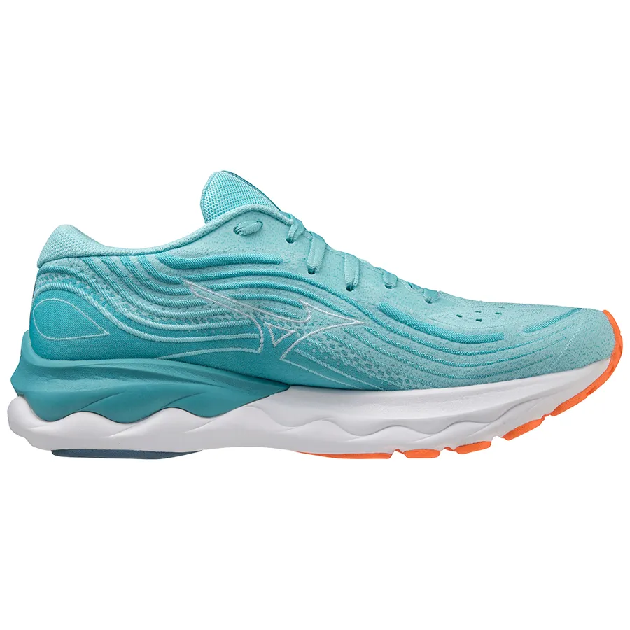 Mizuno Wave Skyrise 4 (Women's) - Antigua Sand/White/ Light Orange