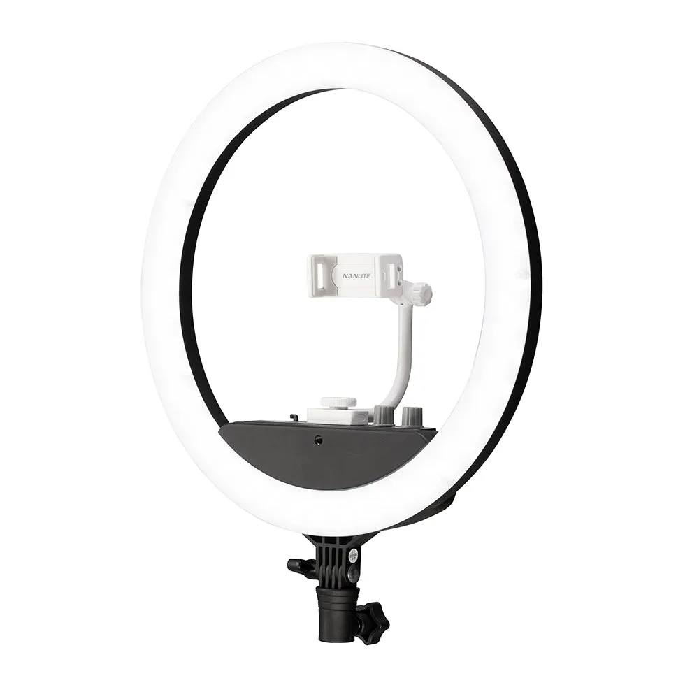 NanLite Halo 14 inch LED Ring Light with built-in battery