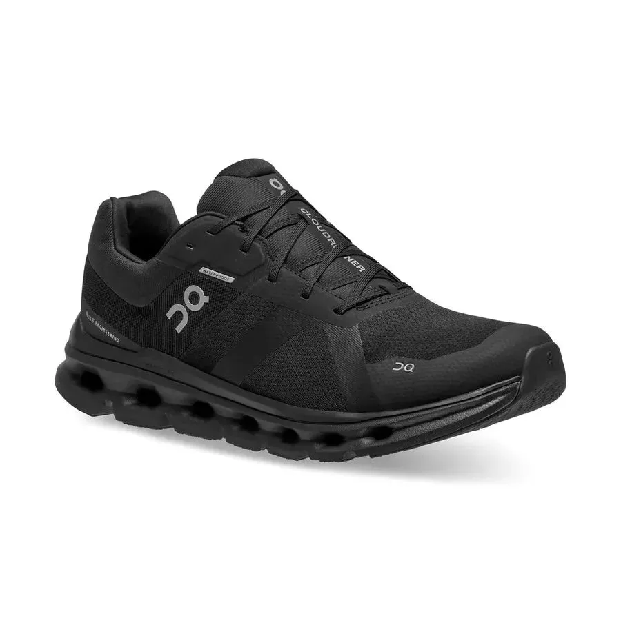 On Running Men's Cloudrunner Waterproof Shoes - Black