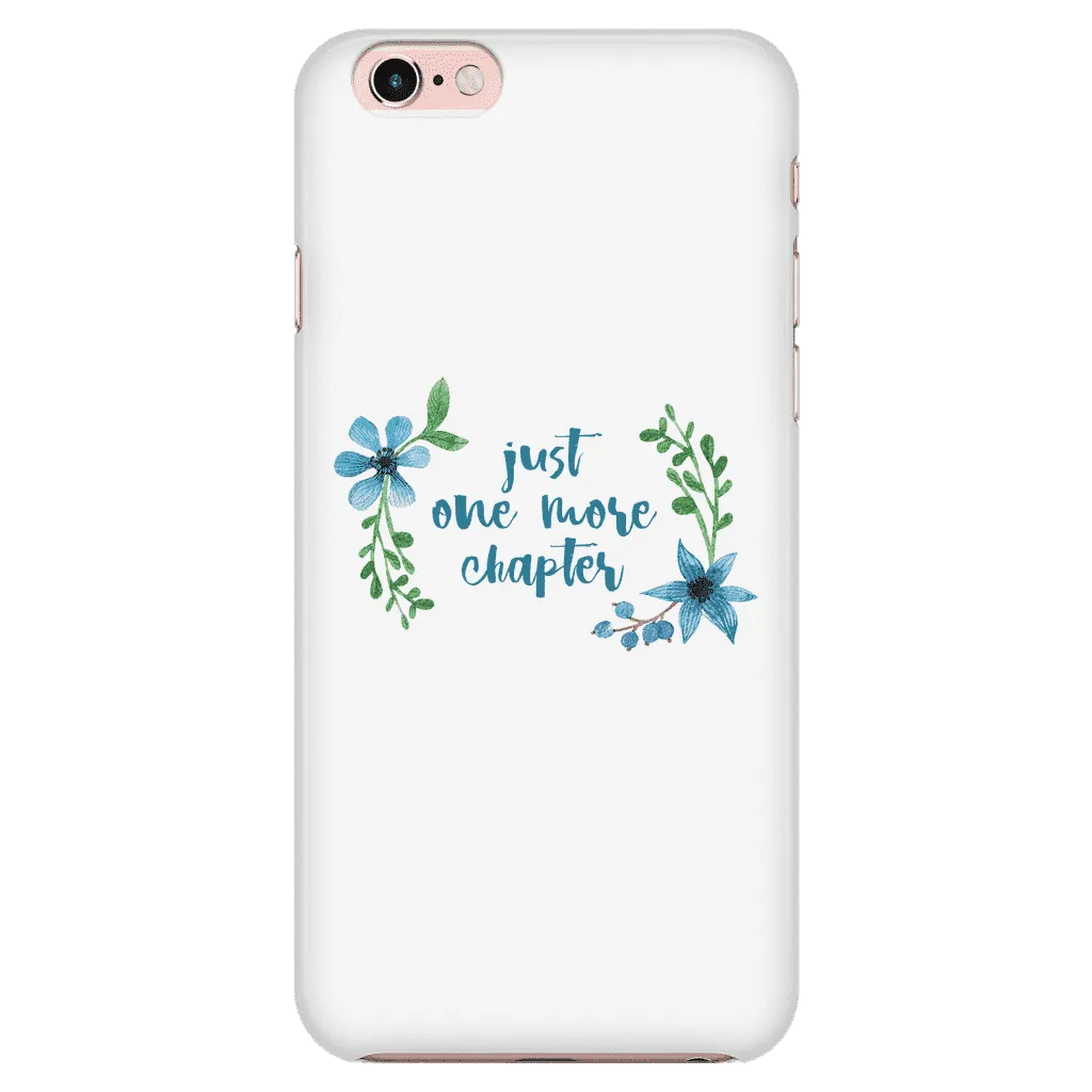 One more floral phone case white