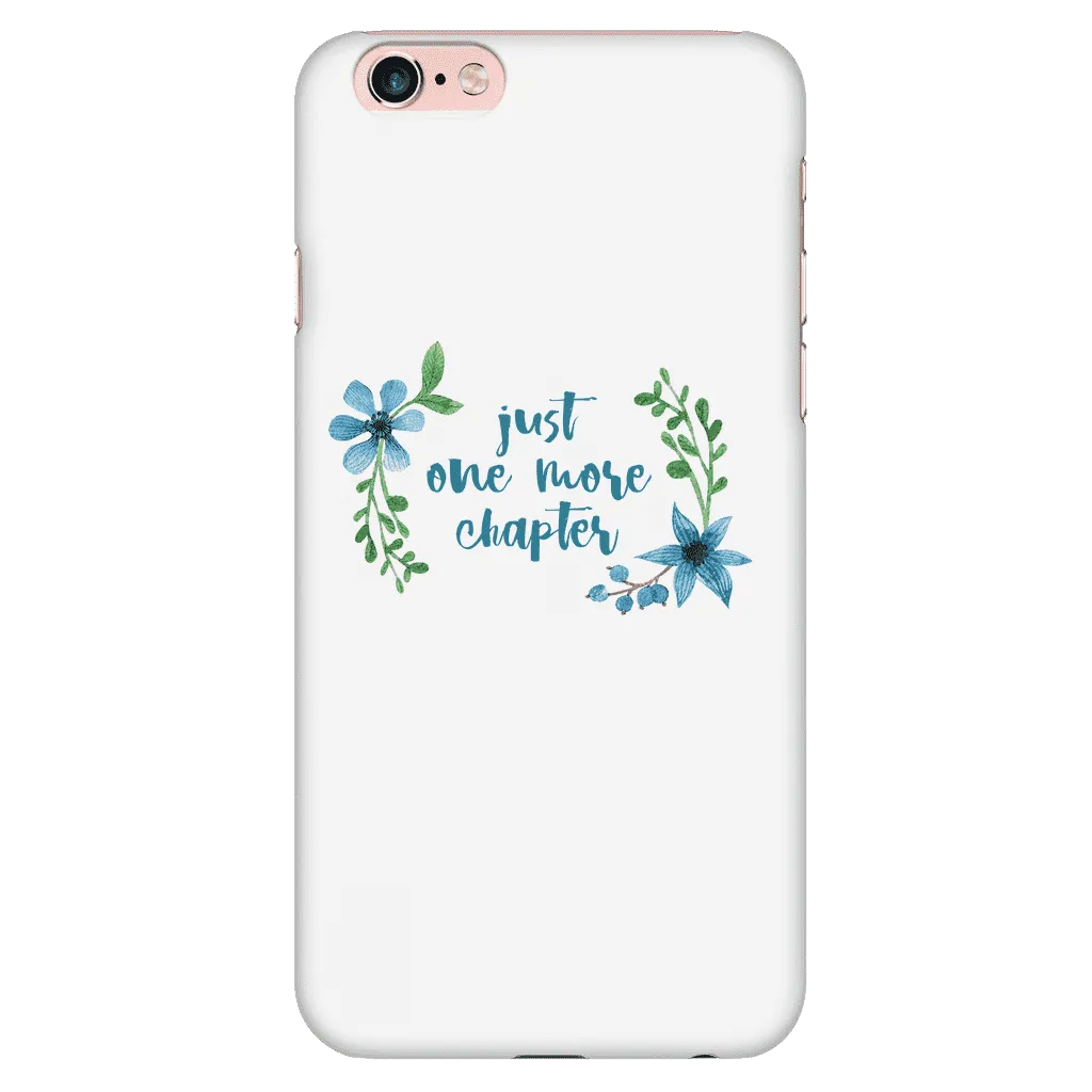 One more floral phone case white