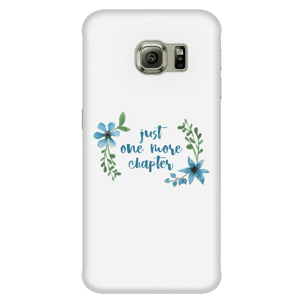 One more floral phone case white