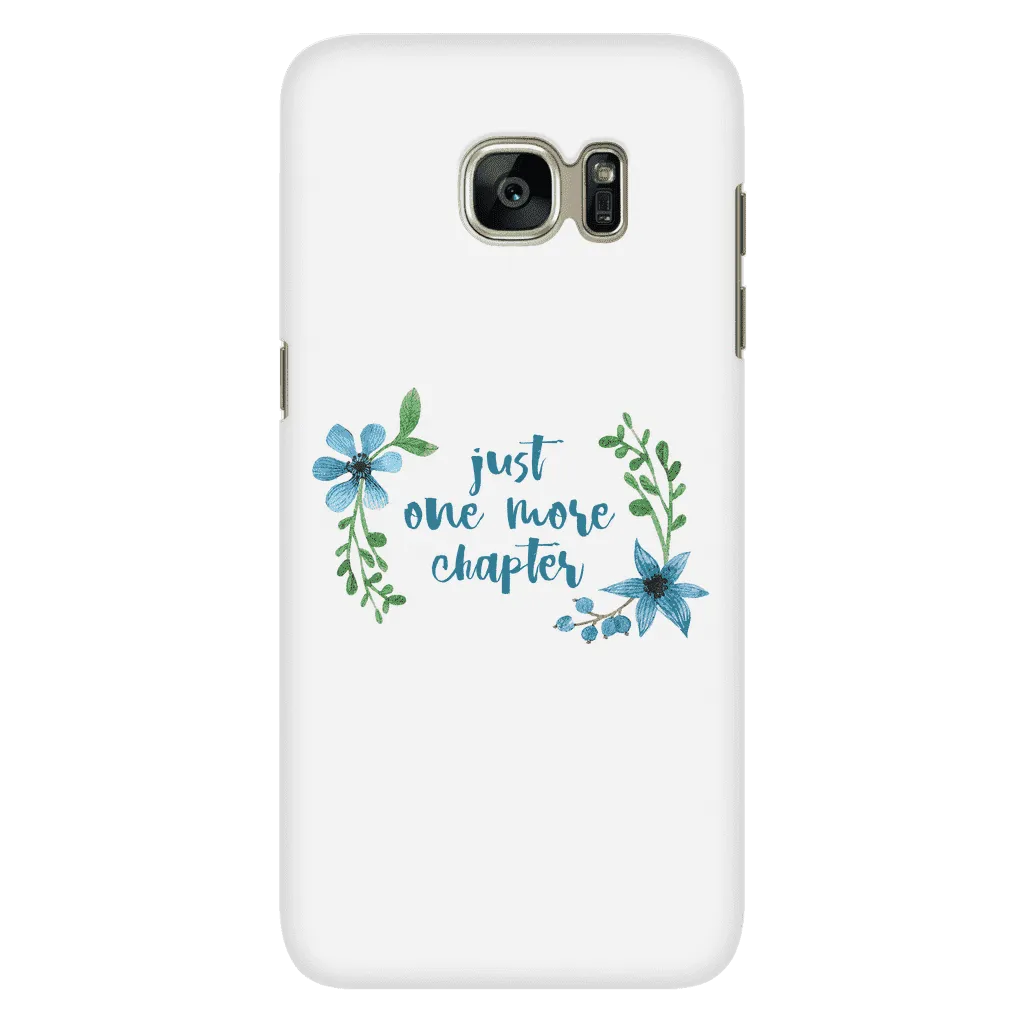 One more floral phone case white