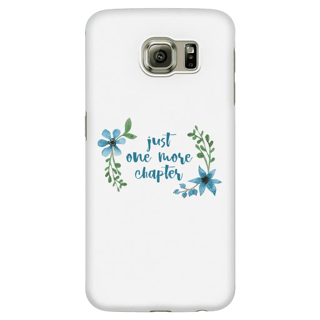 One more floral phone case white