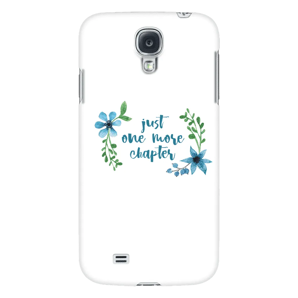 One more floral phone case white