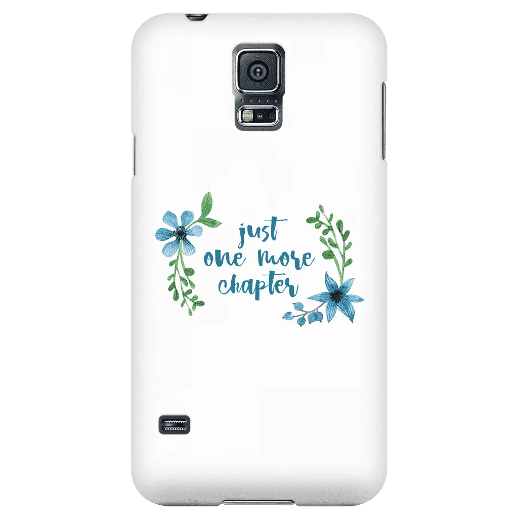 One more floral phone case white