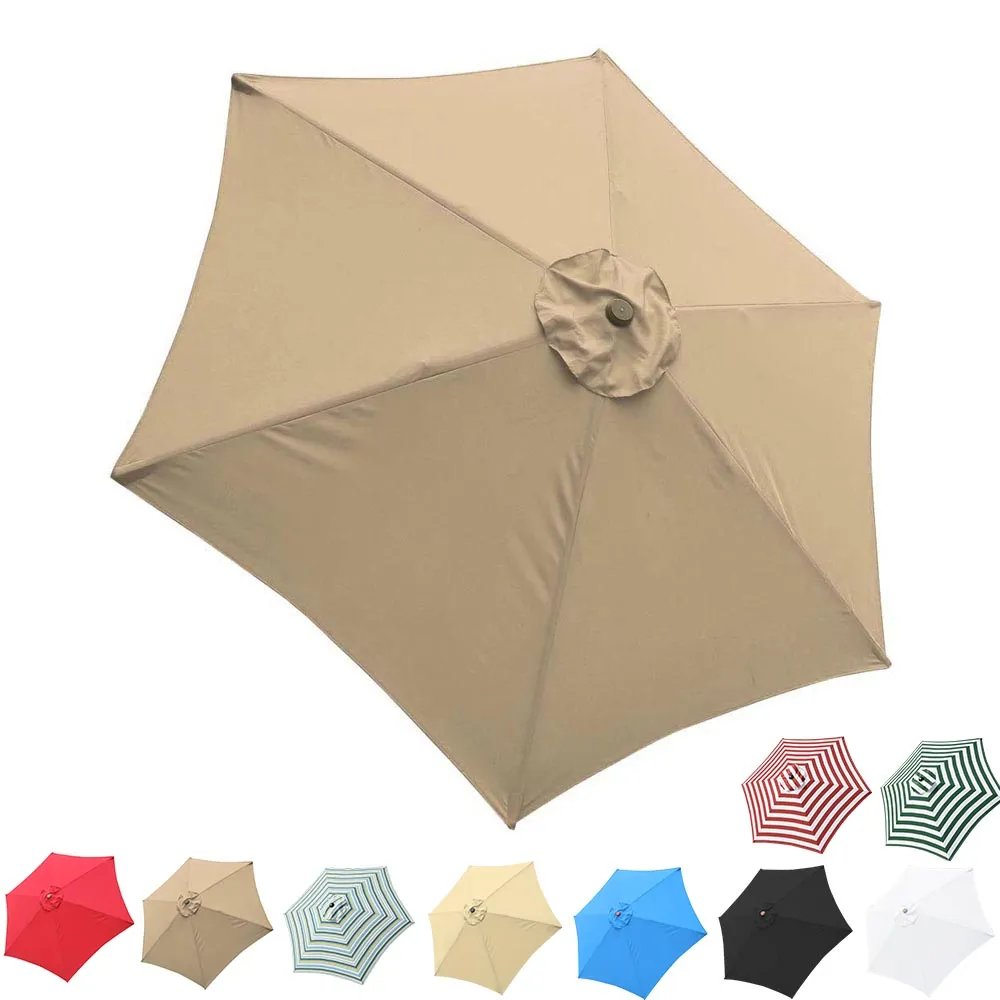 Patio Umbrella Canopy 9ft 6-Rib