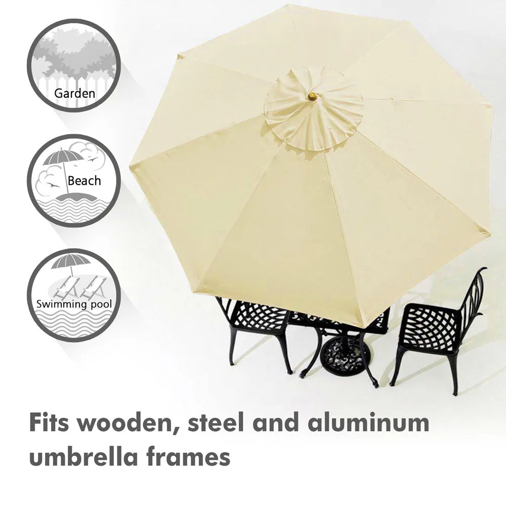 Patio Umbrella Canopy 9ft 8-Rib