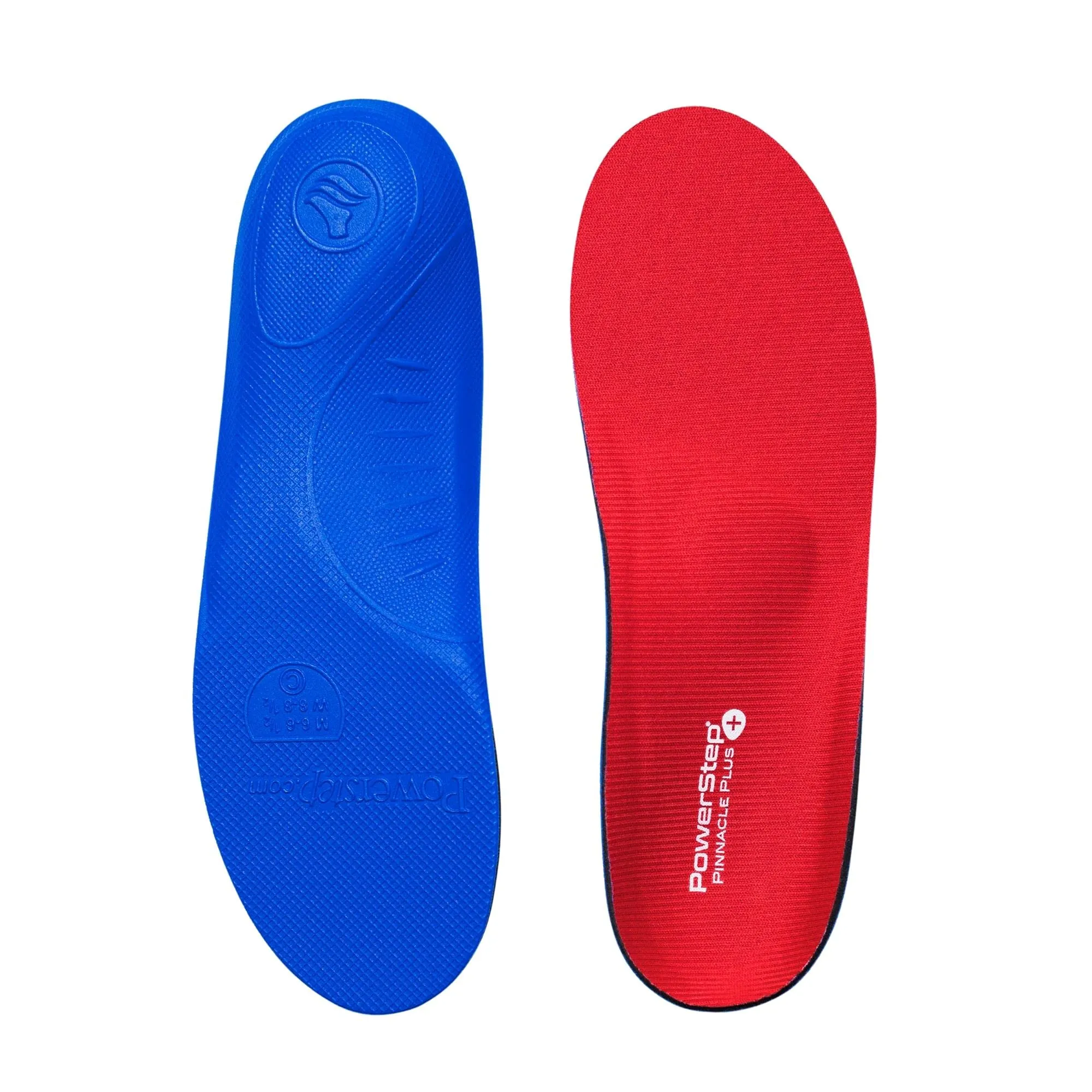 Powerstep Pinnacle Plus With A Built-In Metatarsal Pad | Color Red